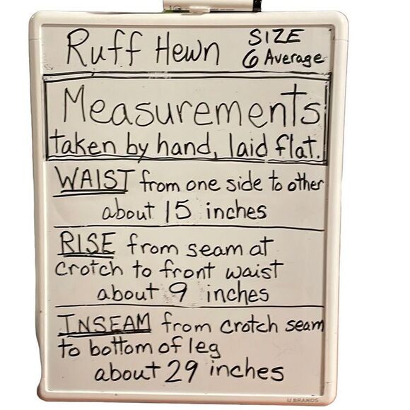 Ruff Hewn black Skinny jeans size 6 Average - Picture 9 of 9